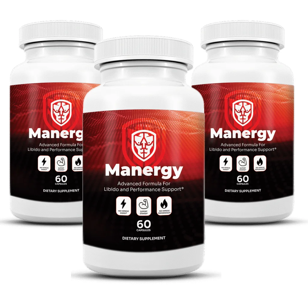 Manergy 3 bottles